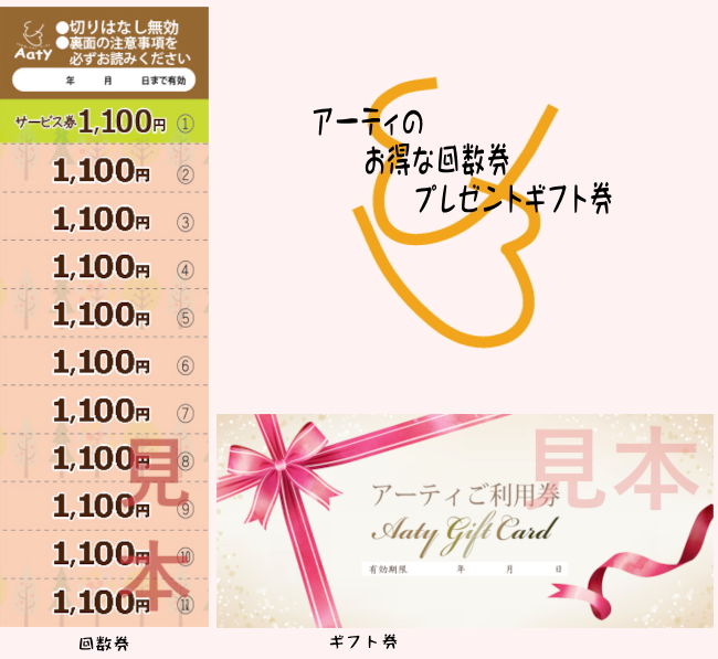 回数券ギフト券